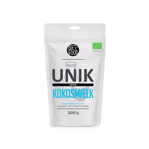 Unik Foods Dette kokosm lk pulver fremstilles af ved at presse m lken 