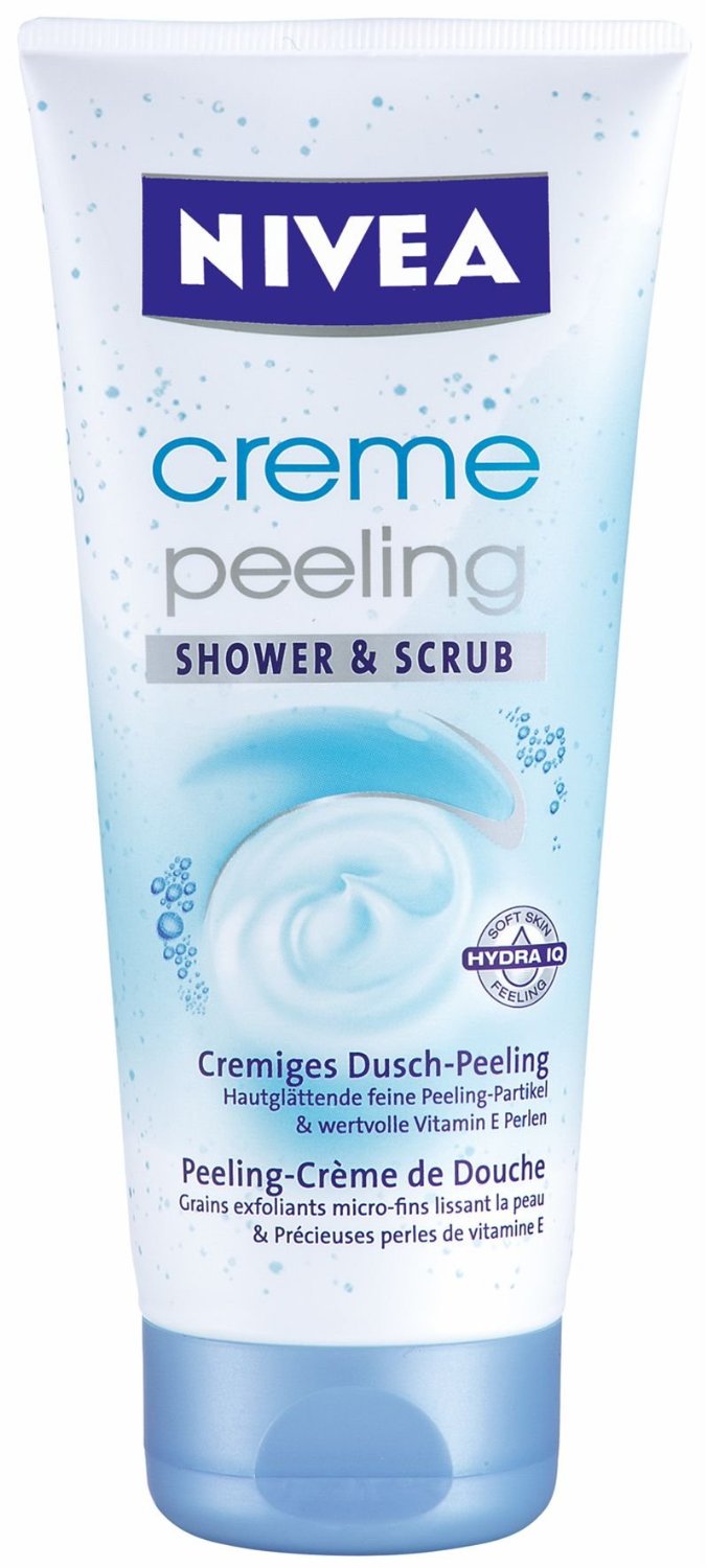 Nivea Bodyscrub med Peeling 200ml brus bad skrubecreme